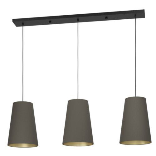EGLO, 390196, PETROSA, pendant, E27, 3X40W, IP20, cappuccino, copper
