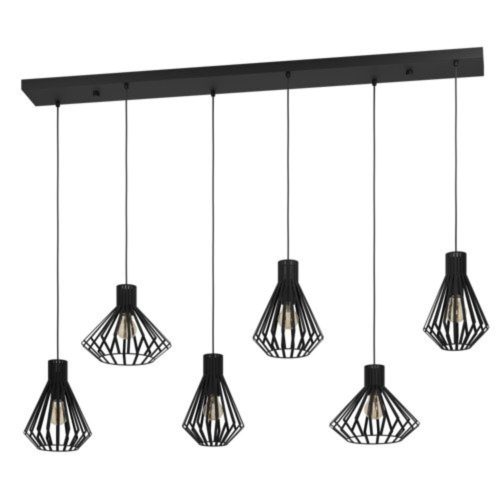 EGLO, 390126, BASIDANO, pendant, E27, 6X40W, IP20