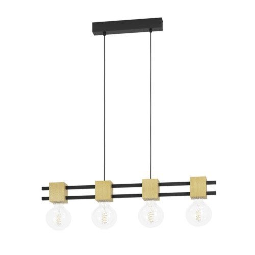 EGLO, 390191, LEVANTARA, pendant, E27, 4X40W, IP20
