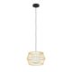 EGLO, 390233, MONTERROSO, pendant, E27, 1X40W, IP20, natural, white