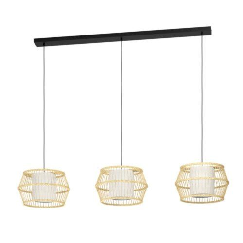 EGLO, 390234, MONTERROSO, pendant, E27, 3X40W, IP20, natural, white