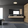 Rábalux , 3054 , Slava , Bathroom lights , black , IP44 , 3000