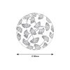 Rábalux , 3076 , Benita , Ceiling lights , white patterned , IP20 , 3000