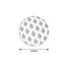 Rábalux , 3077 , Benita , Ceiling lights , white patterned , IP20 , 4000
