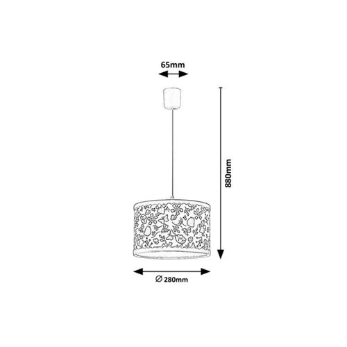 Rábalux , 3079 , Hanka , Children's lamps , white , IP20 , E27