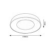 Rábalux , 3082 , Ceilo , Ceiling lights , black , IP20 , 3000-6500