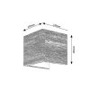 Rábalux , 3090 , Cinnamon , Wall lights , oak , IP20 , 3000