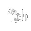 Rábalux , 3092 , Flint , Table lamps , black , IP20 , E14