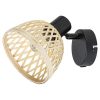 Rábalux , 3133 , Rattan , Spotlights , matte black , IP20 , E14
