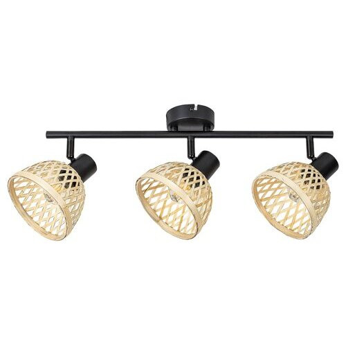 Rábalux , 3135 , Rattan , Spotlights , matte black , IP20 , E14