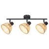Rábalux , 3135 , Rattan , Spotlights , matte black , IP20 , E14