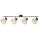 Rábalux , 3136 , Rattan , Spotlights , matte black , IP20 , E14