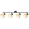 Rábalux , 3136 , Rattan , Spotlights , matte black , IP20 , E14