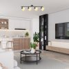 Rábalux , 3136 , Rattan , Spotlights , matte black , IP20 , E14