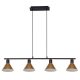 Rábalux , 3160 , Alvaro , Pendants , matte black , IP20 , E27