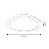 Rábalux , 3164 , Shaun , Recessed and surface mounted lighting , white , IP20 , 4000