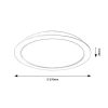 Rábalux , 3165 , Shaun , Recessed and surface mounted lighting , white , IP20 , 4000