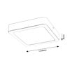 Rábalux , 3174 , Shaun , Recessed and surface mounted lighting , white , IP20 , 4000
