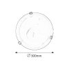 Rábalux , 3203 , Alabastro , Ceiling lights , white alabaster glass , IP20 , E27