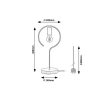 Rábalux , 3220 , Rufin , Table lamps , beech , IP20 , E27