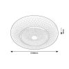 Rábalux , 3254 , Tornado , Ceiling lights , chrome , IP20 , 3000-6500