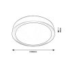 Rábalux , 3283 , Foster , Ceiling lights , black , IP20 , 2700-5000