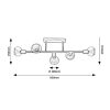 Rábalux , 3296 , Sullivan , Ceiling lights , black , IP20 , E14