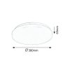 Rábalux , 3339 , Rob , Ceiling lights , white , IP20 , 3000