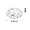 Rábalux , 3417 , Hanka , Children's lamps , white , IP20 , 3000