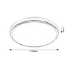 Rábalux , 3464 , Balthasar , Bathroom lights , chrome , IP44 , 3000-6500