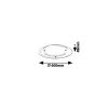 Rábalux , 3487 , Lorna , Recessed and surface mounted lighting , white , IP20 , 4000