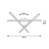 Rábalux , 3514 , Svetlana , Ceiling lights , matte black , IP20 , 3000