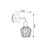 Rábalux , 3538 , Belano , Wall lights , black , IP20 , E27