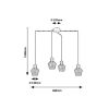 Rábalux , 3540 , Belano , Pendants , black , IP20 , E27