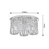 Rábalux , 3570 , Rosanna , Ceiling lights , chrome , IP20 , G9
