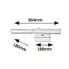 Rábalux , 3641 , Picture light , Picture lights , satin chrome , IP20 , E14