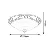 Rábalux , 3722 , Athen , Ceiling lights , black , IP20 , E27