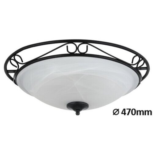 Rábalux , 3723 , Athen , Ceiling lights , black , IP20 , E27