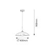 Rábalux , 3856 , Harmony Lux , Pendants , white patterned , IP20 , E27