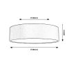 Rábalux , 3859 , Aldona , Ceiling lights , blue , IP20 , E27