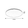 Rábalux , 3874 , Toma , Ceiling lights , chrome , IP44 , 4000