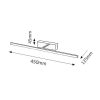 Rábalux , 3909 , Picture slim , Picture lights , chrome , IP20 , 4000