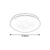 Rábalux , 3938 , Lucas , Ceiling lights , white , IP20 , 4000
