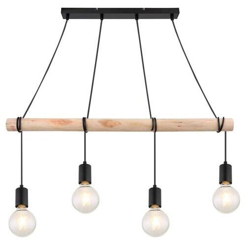 Rábalux , 3980 , Pablo , Pendants , matte black , IP20 , E27