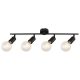 Rábalux , 3989 , Lamar , Spotlights , matte black , IP20 , E27
