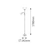 Rábalux , 4026 , Action , Floor lamps , silver , IP20 , E27