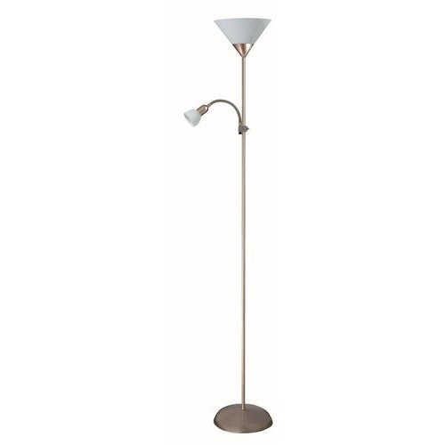 Rábalux , 4064 , Action , Floor lamps , satin chrome , IP20 , E27