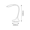 Rábalux , 4164 , Dominic , Table lamps , black , IP20 , 3000