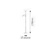 Rábalux , 4188 , Action , Floor lamps , brown , IP20 , E27