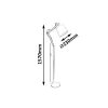 Rábalux , 4192 , Thomas , Floor lamps , white , IP20 , E27